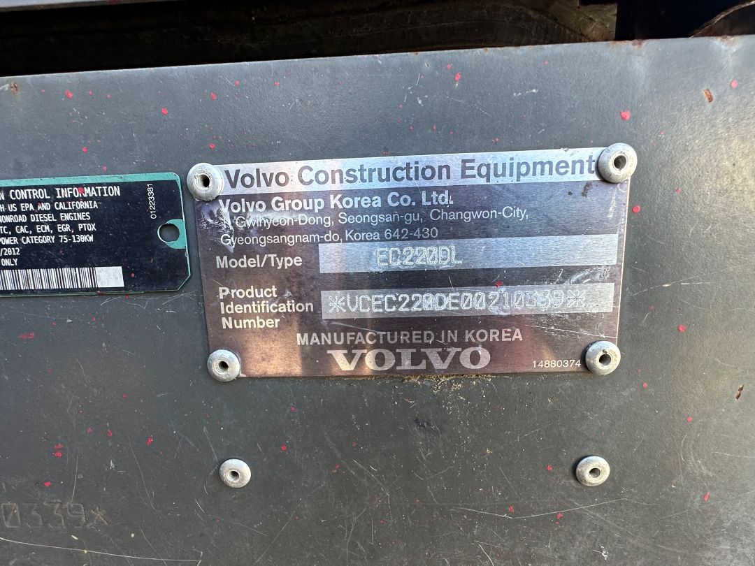 2013 VOLVO EC220DL - Image 13